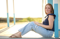 Aubrey beach senior photos