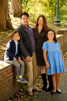 The Sotos fall family photos in downtown Amesbury