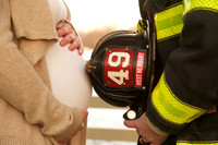 Newburyport photographer baby belly photos - Courtney and Josh