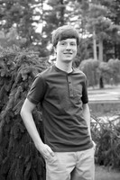 Nate E senior photos at Atkinson Common retouched