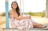 Courtney M beach senior photos
