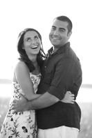 Thea and Jon engagement photos at the beach