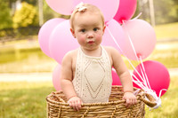 Isabelle cake smash at Atkinson Common