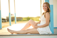 Kylie beach senior photos