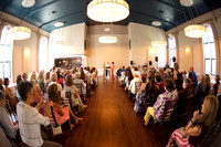 Steeple Hall Newburyport wedding ceremony