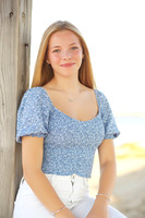 beach senior photos Alexandra R