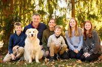 Kristen's holiday family photos at Atkinson Common 30 minute session