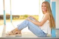 Julia D beach senior photos 2025