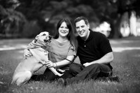 Lisa and Matt's engagement photos at Atkinson Common
