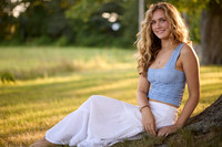 Sadie S senior photos at Spencer Peirce Little Farm 2025