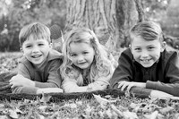 Kelly and Chris' fall family photos at Atkinson Common