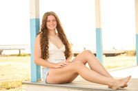 Lily H beach senior photos 2025