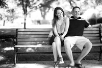 Ashley and Tom's Engagement photos at Atkinson Common