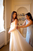 Crane Estate wedding pre ceremony
