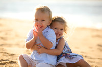 Kate's family at the beach