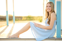 Abby beach senior photos